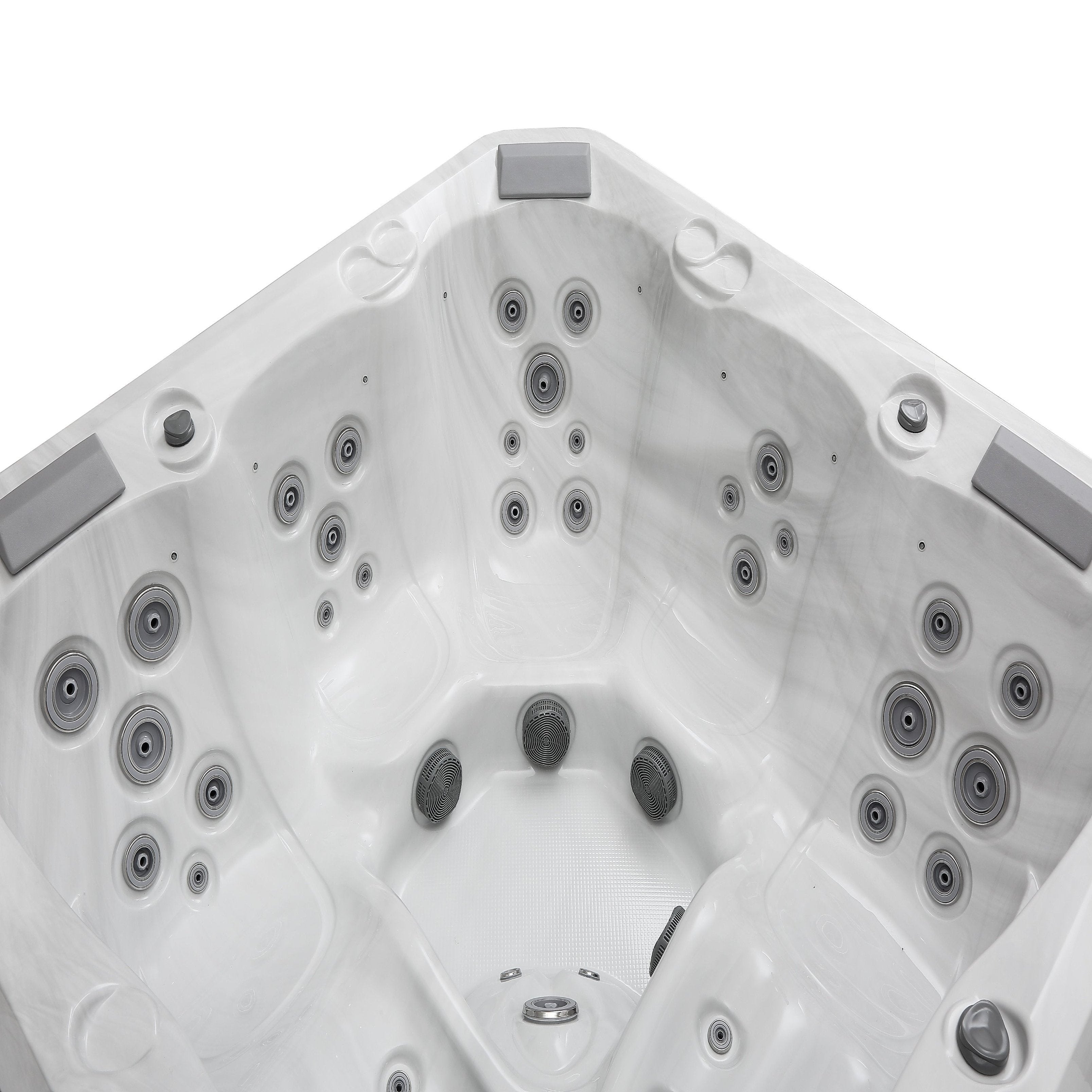 Luxury Freestanding 5-Person Square Outdoor Hot Tub EMPAVA-SPA3528