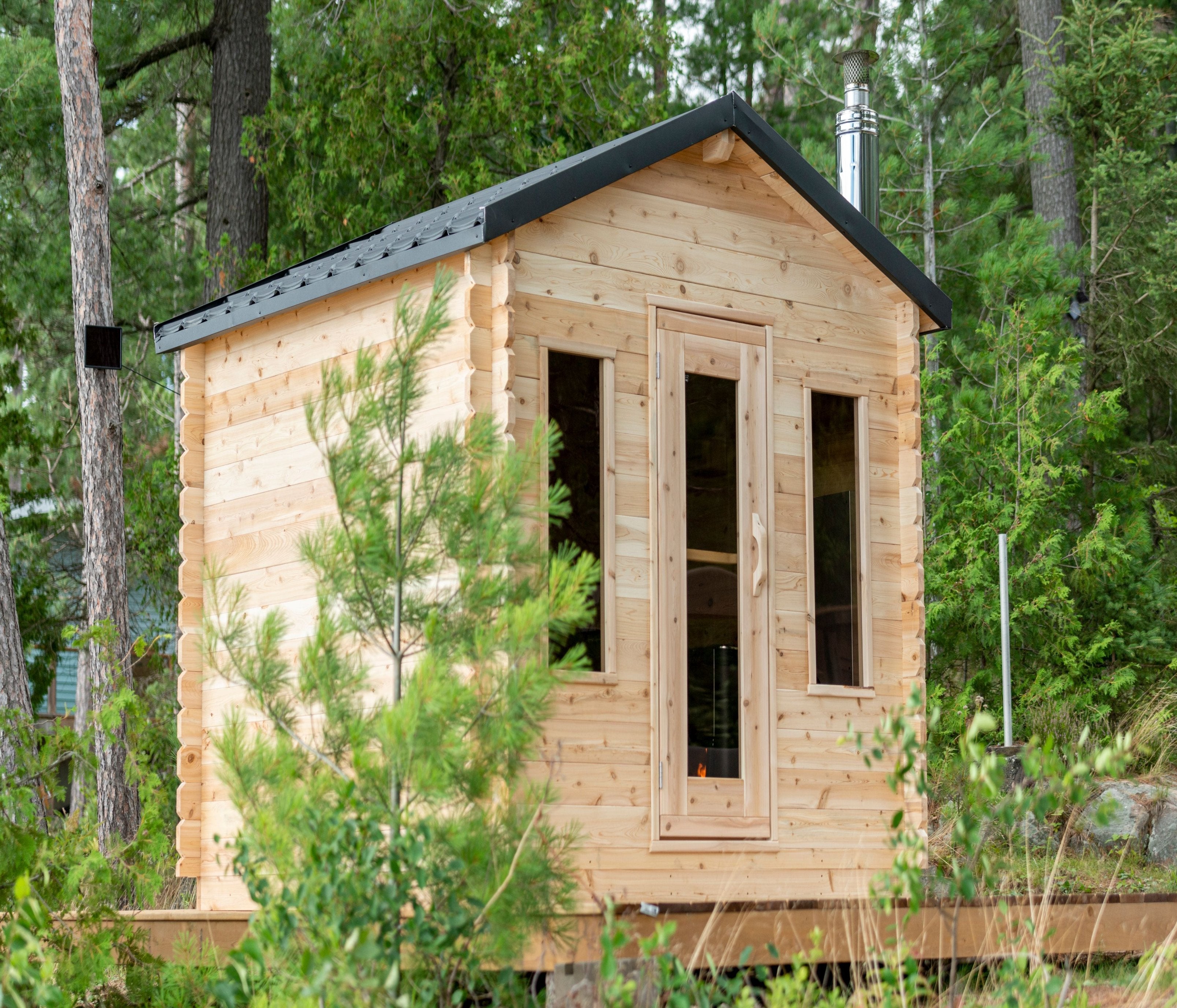 Dundalk LeisureCraft Canadian Timber Georgian Cabin Sauna CTC88W