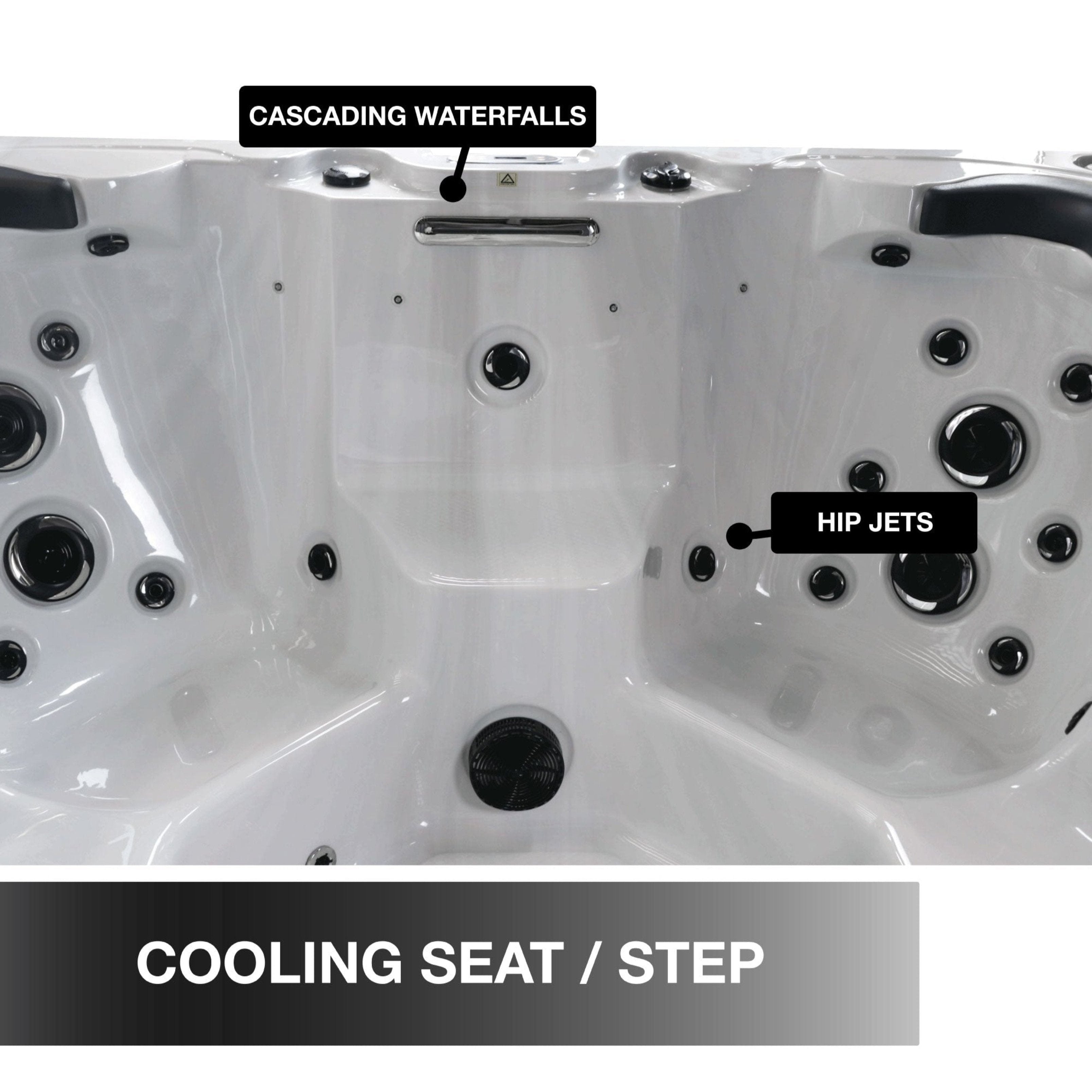 Canadian Spa Co. Erie SE GL 6-Person 46-Jet Hot Tub KH-10104