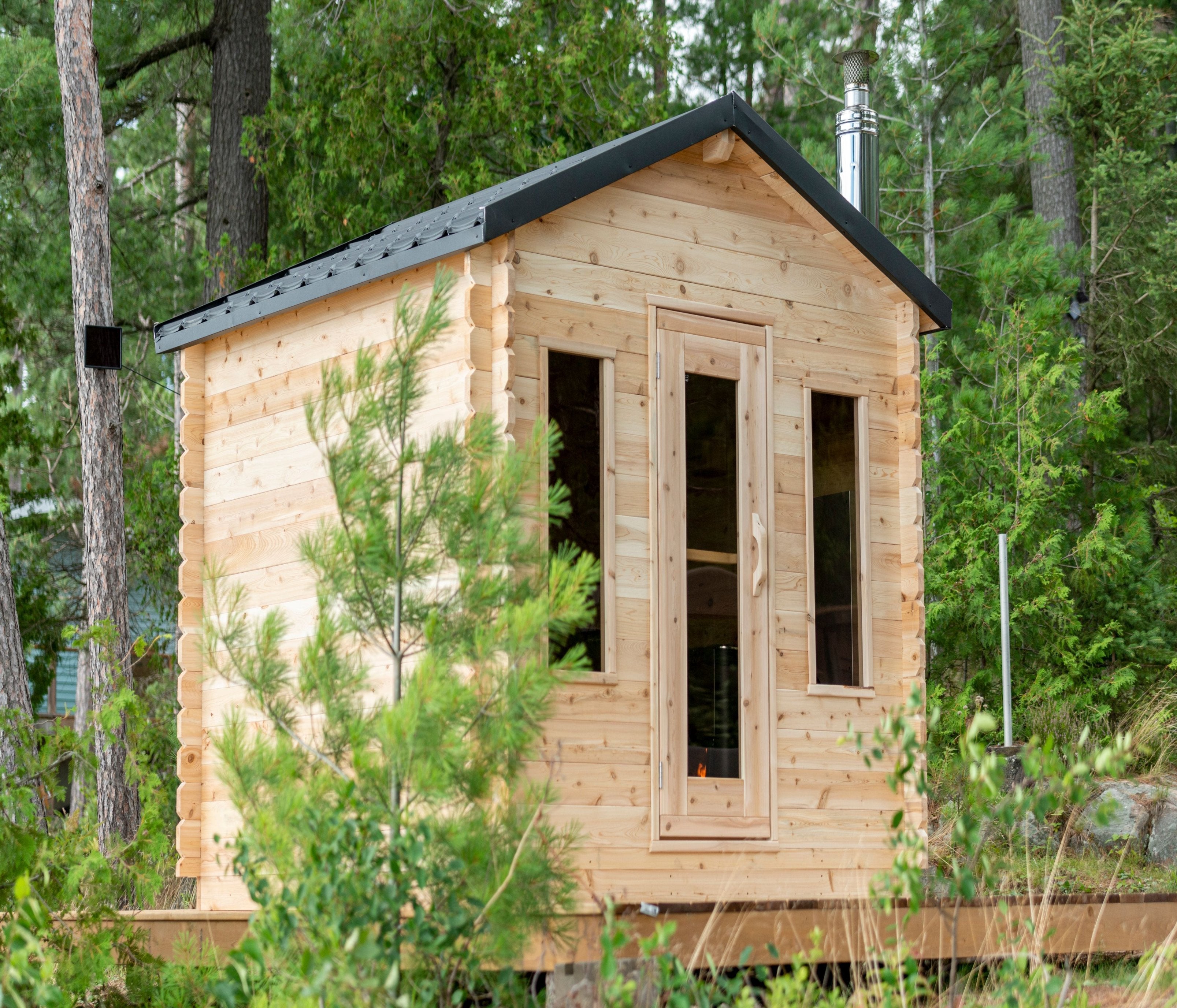 Dundalk Leisure Canadian Timber Georgian Cabin Sauna CTC88W