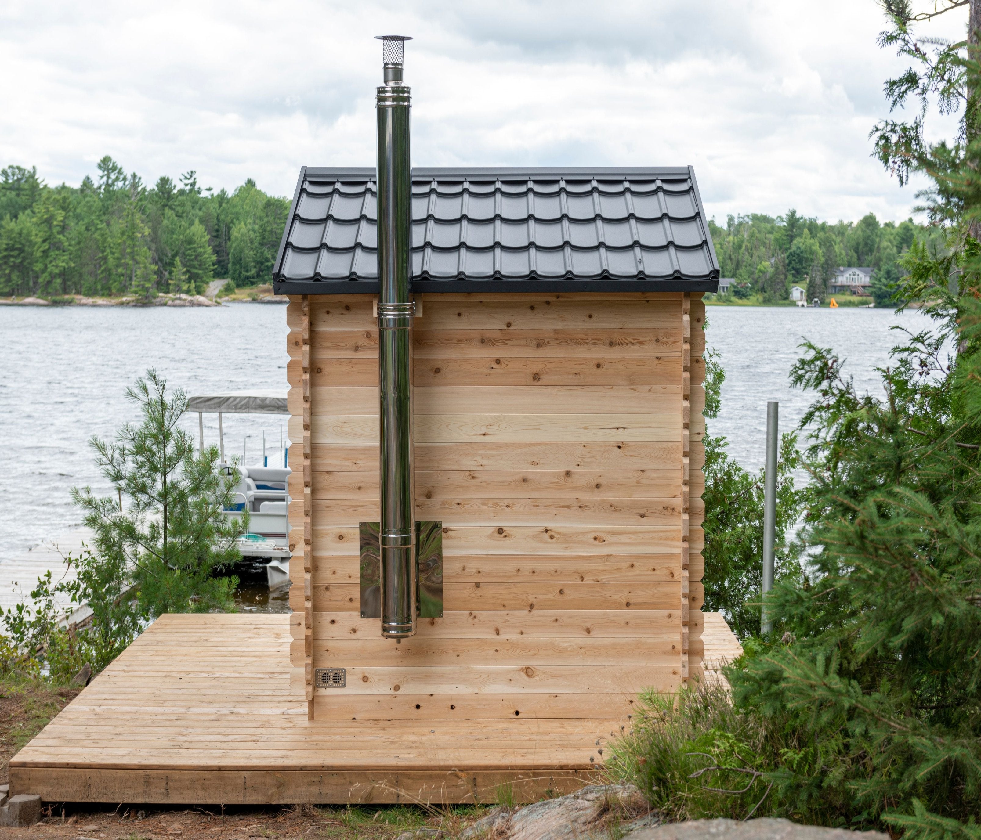 Dundalk Leisure Canadian Timber Georgian Cabin Sauna CTC88W