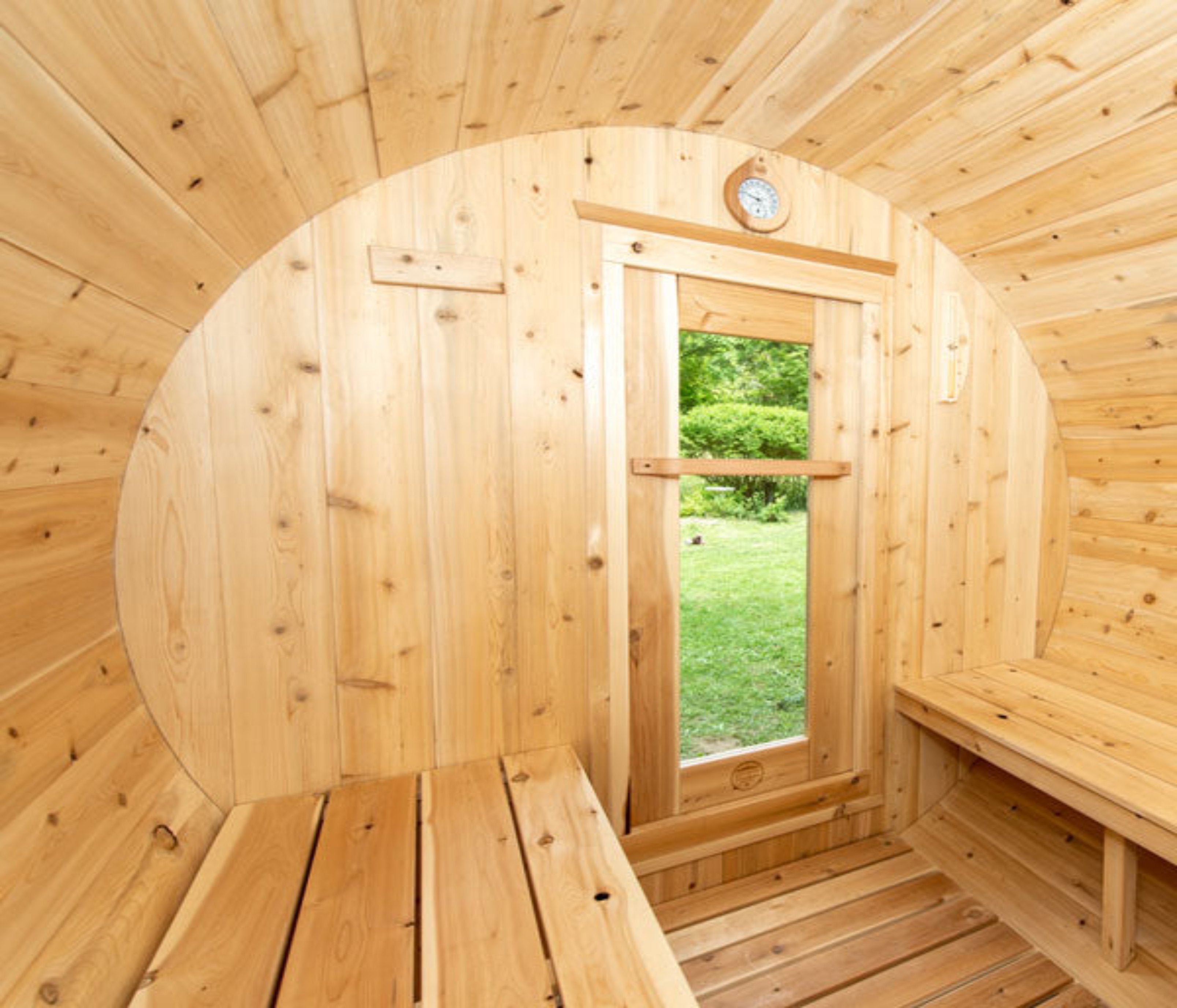 Dundalk LeisureCraft Canadian Timber Harmony Barrel Sauna CTC22W