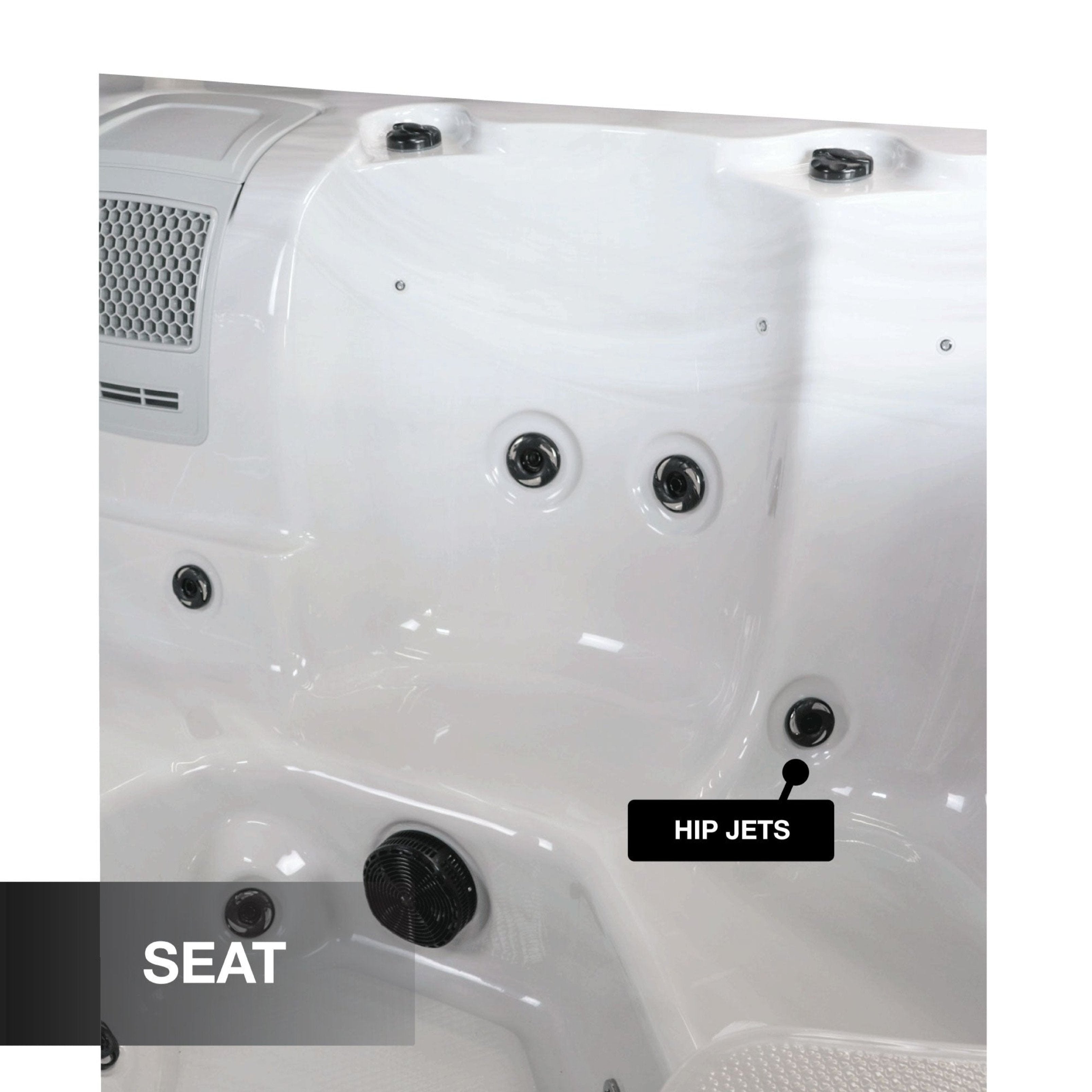 Erie SE GL 6-Person 46-Jet Hot Tub KH-10104