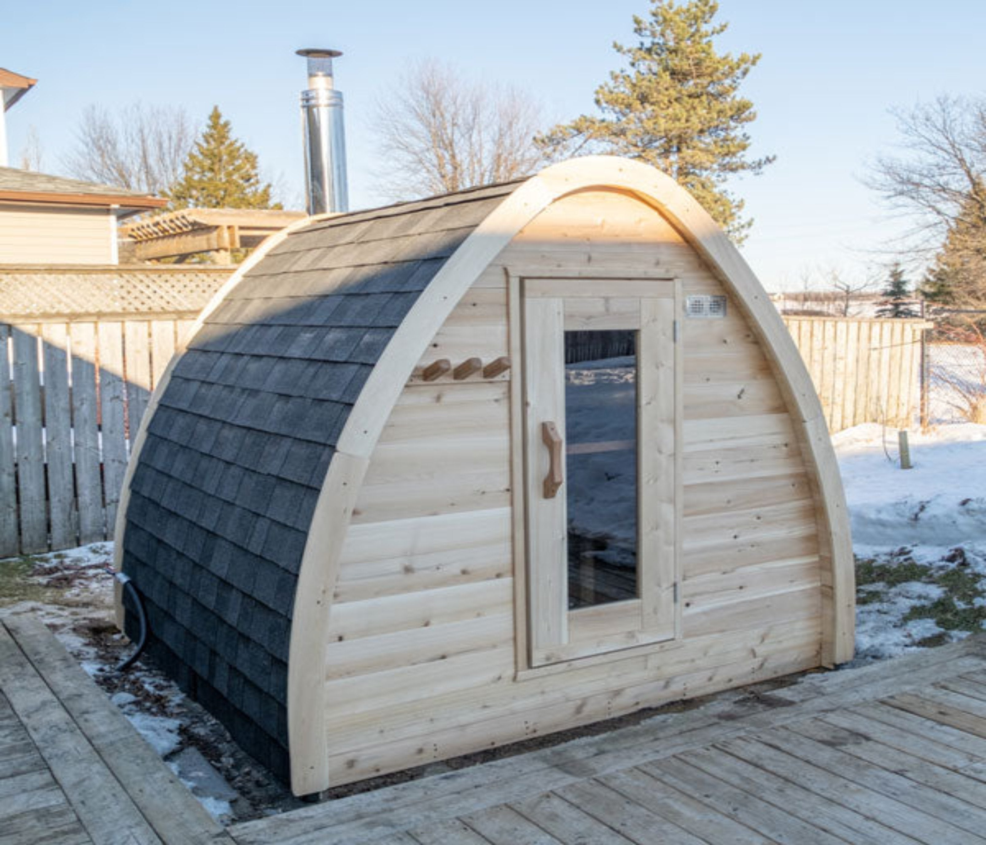 Dundalk LeisureCraft Canadian Timber Mini POD Sauna CTC77MW