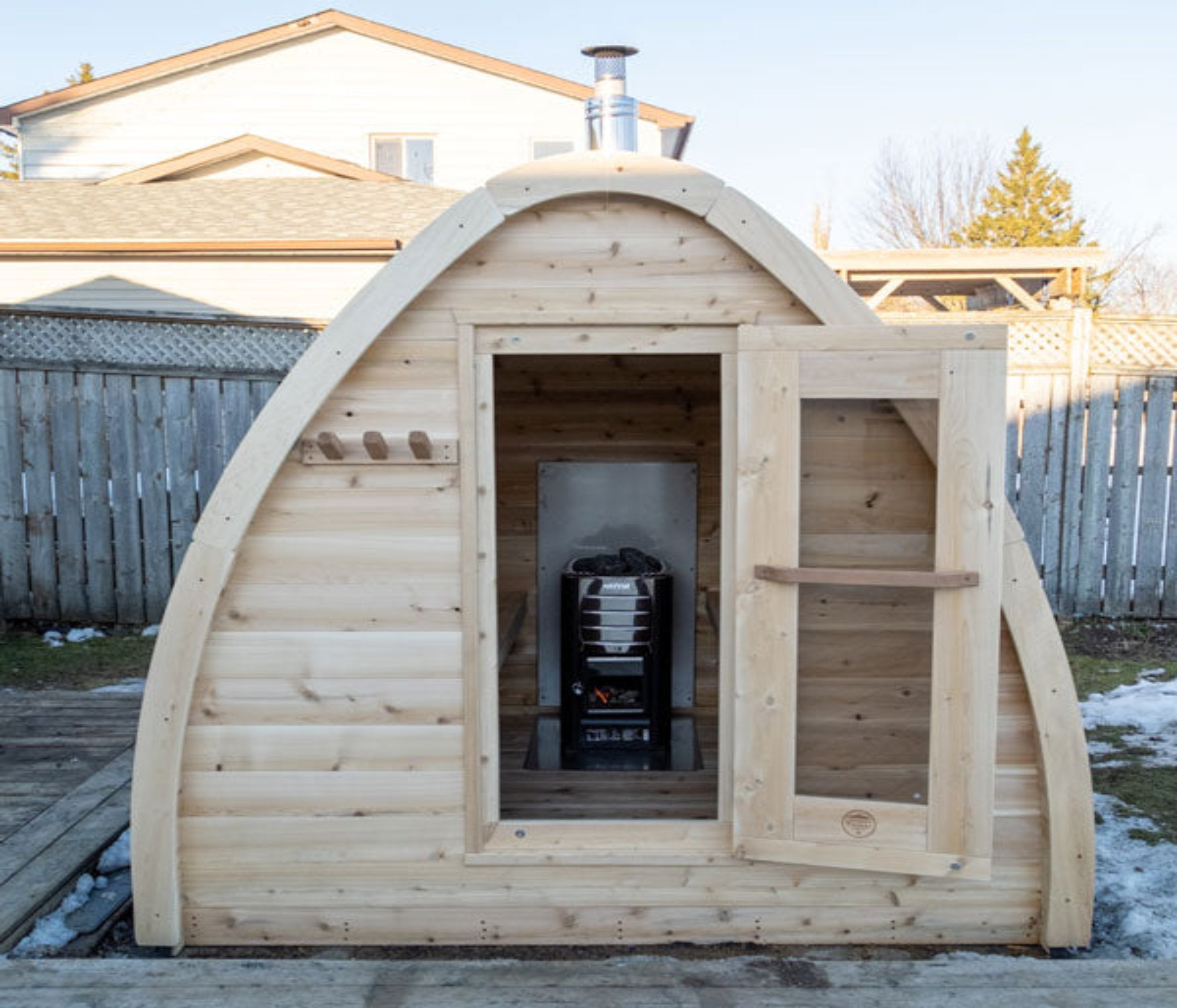 Dundalk LeisureCraft Canadian Timber Mini POD Sauna CTC77MW